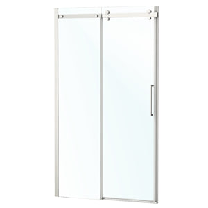 TASSILI SUPRA Alaska Sliding Shower Door 60 in. Round Finish Chrome