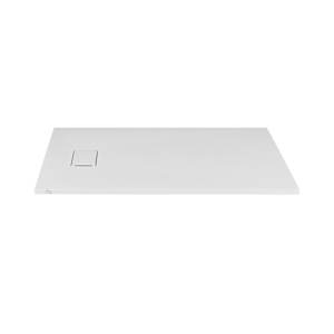 TASSILI SUPRA Alaska Low Base Corner Shower Round Finish Black 48 in x 32 in