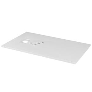 TASSILI SUPRA Alaska Low Base Corner Shower Square Finish Chrome 60 in x 36 in