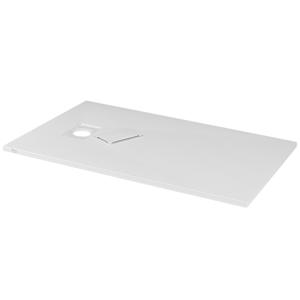 TASSILI SUPRA Alaska Low Base Alcove Shower Round Finish Chrome 60 in x 32 in