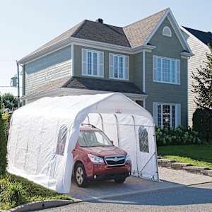 Abri d'auto simple suprême 12 pi x 20 pi (7 pi 2 po H)