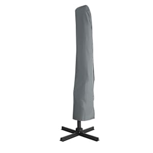 Parasol déporté en aluminium gris 9 pi 8 po x 9 pi 8 po VERTUO