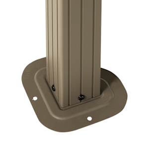 Abri soleil en aluminium et acier Tofino beige 10 pi x 10 pi