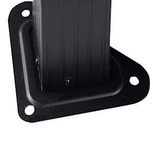 Abri soleil en aluminium et acier Olden noir 10 pi x 14 pi