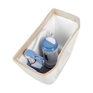 Toilette 2 pièces à double chasse blanche Stan 4 L/6 L