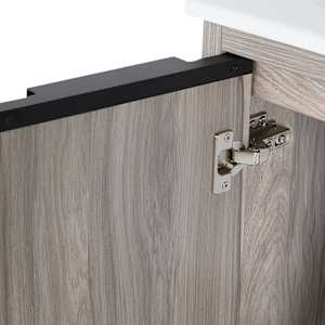 Meuble-lavabo Sienna fini chêne gris 24 po TASSILI