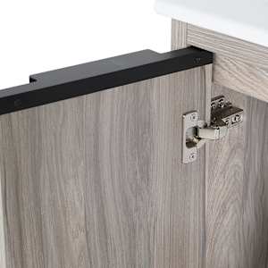 Meuble-lavabo Sienna fini chêne gris 29 1/2 po TASSILI