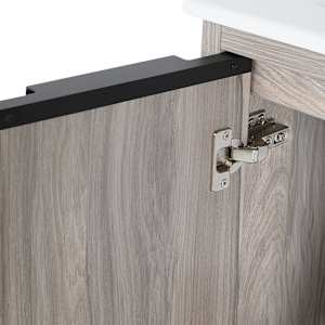 Meuble-lavabo Sienna fini chêne gris 35 7/8 po TASSILI