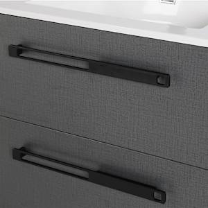 Meuble-lavabo Elina fini sergé 23 5/8 po TASSILI SUPRA