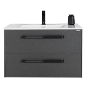 Meuble-lavabo Elina fini sergé 35 7/16 po TASSILI SUPRA