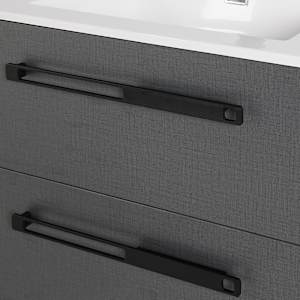 Meuble-lavabo Elina fini sergé 35 7/16 po TASSILI SUPRA