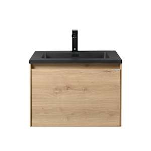Meuble-lavabo Leona fini naturel 29 1/2 po TASSILI SUPRA