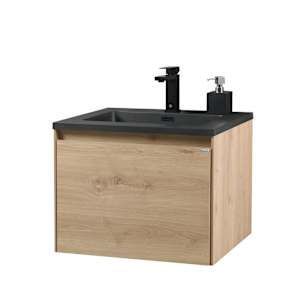 Meuble-lavabo Leona fini naturel 29 1/2 po TASSILI SUPRA