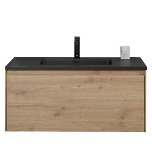 Meuble-lavabo Leona fini naturel 39 3/8 po TASSILI SUPRA