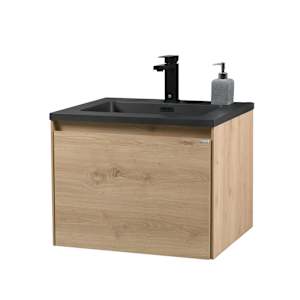 Meuble-lavabo Leona fini naturel 23 5/8 po TASSILI SUPRA