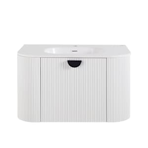 Meuble-lavabo Mirella blanc 31 1/2 po TASSILI SUPRA