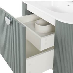 Meuble-lavabo Mirella vert de gris 39 3/8 po TASSILI SUPRA