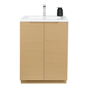 TASSILI Debora Vanity Oak Finish 23 5/8 in.