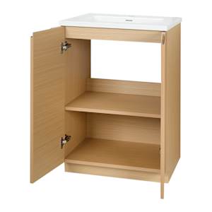 TASSILI Debora Vanity Oak Finish 23 5/8 in.