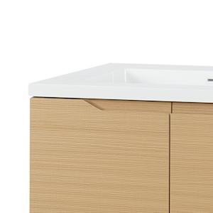 TASSILI Debora Vanity Oak Finish 23 5/8 in.
