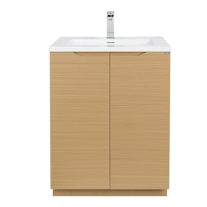 Meuble-lavabo Debora fini chêne 35 7/16 po TASSILI