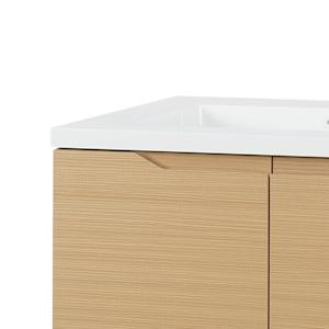 Meuble-lavabo Debora fini chêne 35 7/16 po TASSILI