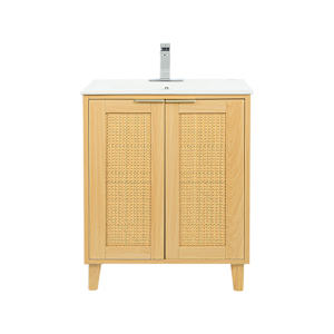 Meuble-lavabo Beatrice fini naturel 29 1/2 po TASSILI