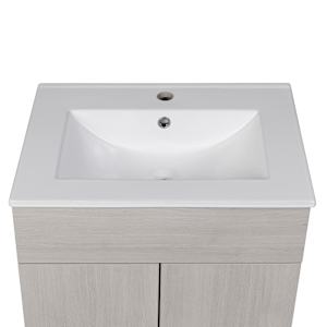 Meuble-lavabo Amelia gris 24 po