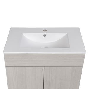 Meuble-lavabo Amelia gris 30 po
