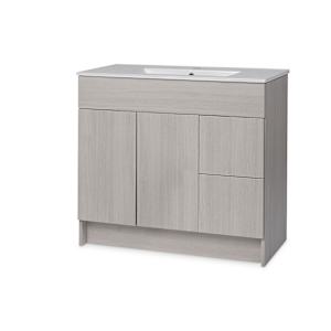 Meuble-lavabo Amelia gris 36 po