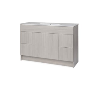 Meuble-lavabo Amelia gris 48 po