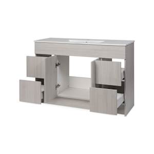 Meuble-lavabo Amelia gris 48 po