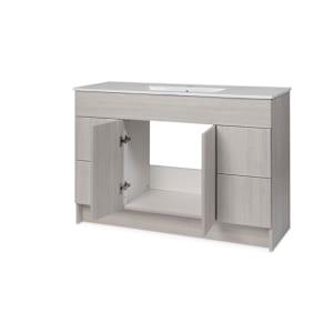 Meuble-lavabo Amelia gris 48 po