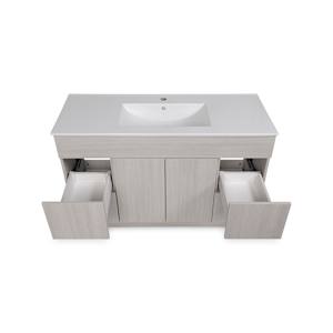 Meuble-lavabo Amelia gris 48 po