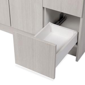Meuble-lavabo Amelia gris 48 po