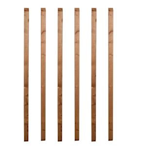 Barreau en bois traité brun 2 po x 2 po x 48 po