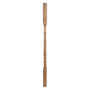Brown Treated Colonial Wood Baluster 2 in. x 2 in. x 36 in.