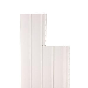 White Vertical Agri-Panel Vinyl Siding 12 ft. 6 in.