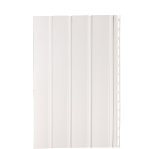White Vertical Agri-Panel Vinyl Siding 12 ft. 6 in.