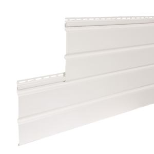 White Vertical Agri-Panel Vinyl Siding 12 ft. 6 in.