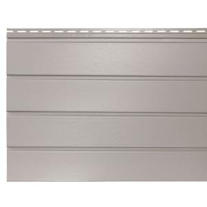 Estate Grey Vertical Vinyl Siding Double 5, 10 in. x 12 ft. 6 in.