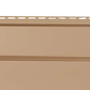 Pebble Clay Vertical Vinyl Siding Double 5 in. 10 in. x 12 ft.