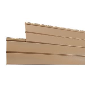 Pebble Clay Vertical Vinyl Siding Double 5 in. 10 in. x 12 ft.