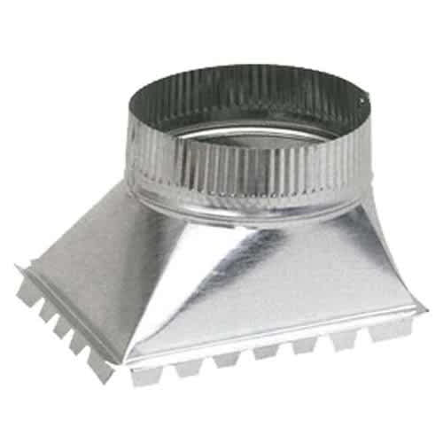 Galvanized Side Take-Off 6 in.