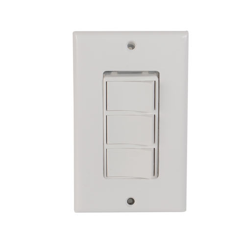 Interrupteur unipolaire triple Decora