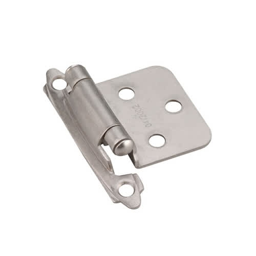 Charnières de surface à fermeture automatique nickel Pqt/2