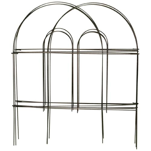 Clôture décorative en métal 8 pi x 18 po