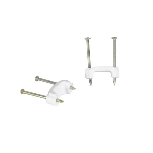 Wire Clamps w/ Nails1/2 in. Pkg/60