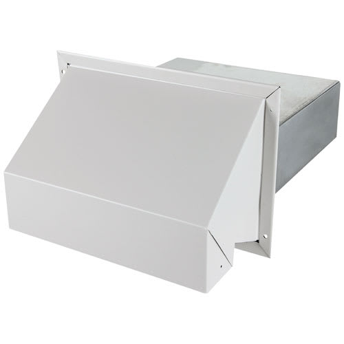 Sortie de hotte en acier silencieuse 3 1/4 po x 10 po