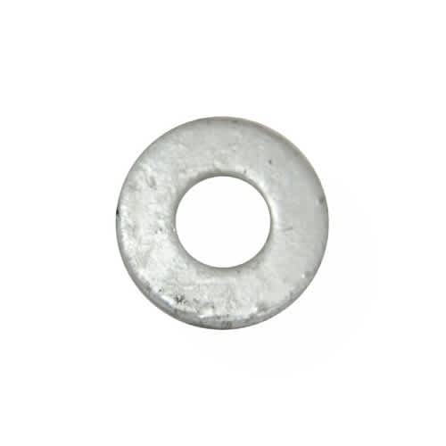 Rondelles plates galvanisées 1/4 po Pqt/5